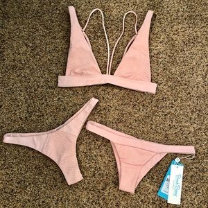 Beach bunny snake print set